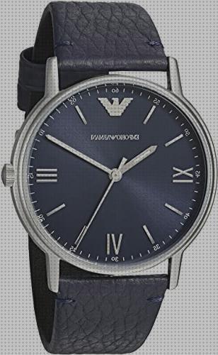 Las mejores relojes armani relojes armani relojes de correa de cuero azul