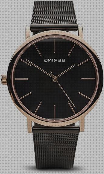 Las mejores marcas de bering bering reloj clásico negro mujer 13436 166