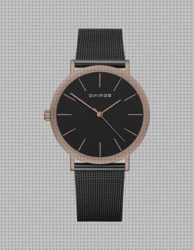 Las mejores bering bering reloj clásico negro mujer 13436 166