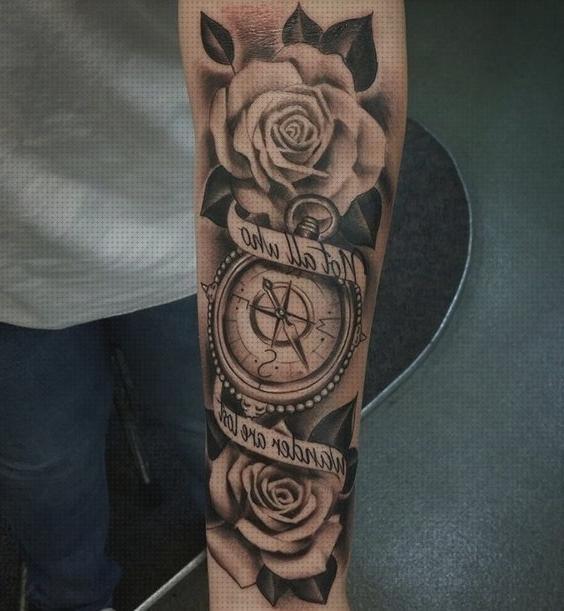 Los 19 Mejores Brazos Tatuados De Hombres Relojes Y Rosas