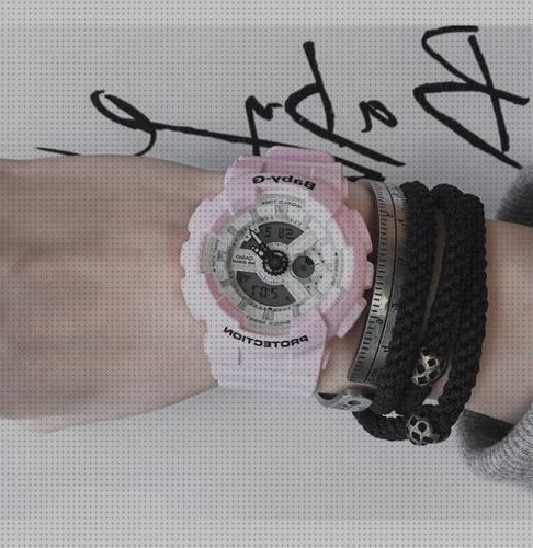 ¿Dónde poder comprar casio relojes despertador dqd 110 casio relojes despertador relojes casio baby g reloj de goma rosa claro ba 110 4a2er relojes?