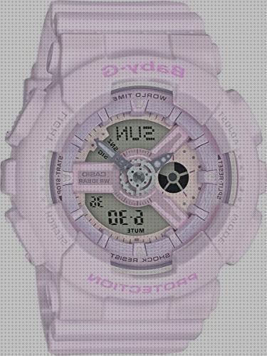 Opiniones de casio relojes despertador dqd 110 casio relojes despertador relojes casio baby g reloj de goma rosa claro ba 110 4a2er relojes