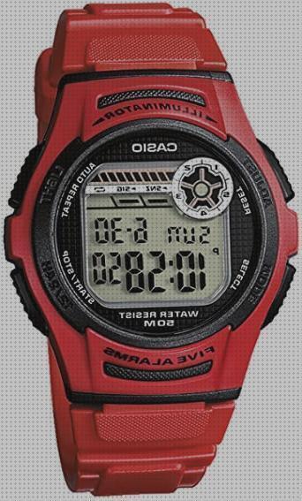 ¿Dónde poder comprar casio casio casio reloj de hombre casio w 213 4aves de resina rojo?