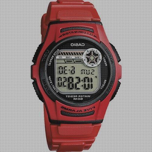 Los mejores 31 Casio Relojes De Hombres Casio W 213 4aves De Resinas Rojos