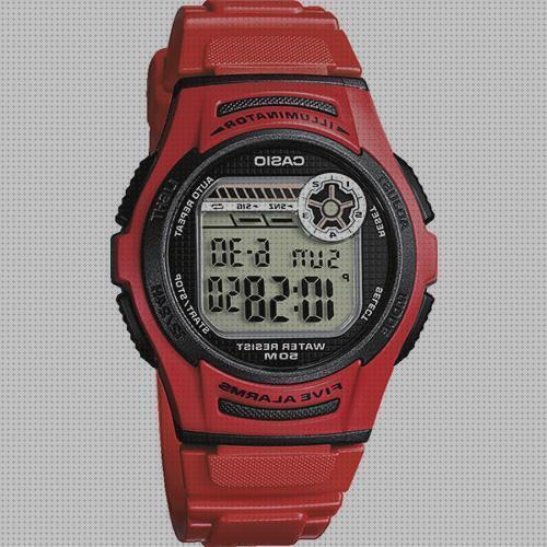Opiniones de casio casio casio reloj de hombre casio w 213 4aves de resina rojo
