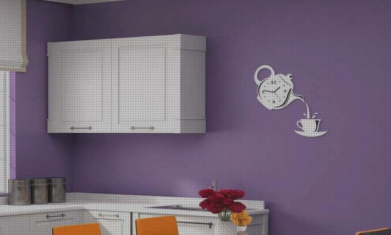 Las mejores relojes cocina relojes cocinas modernas con relojes de pared