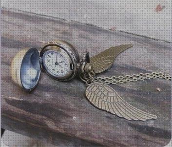 Las mejores marcas de collar reloj snitch dorada
