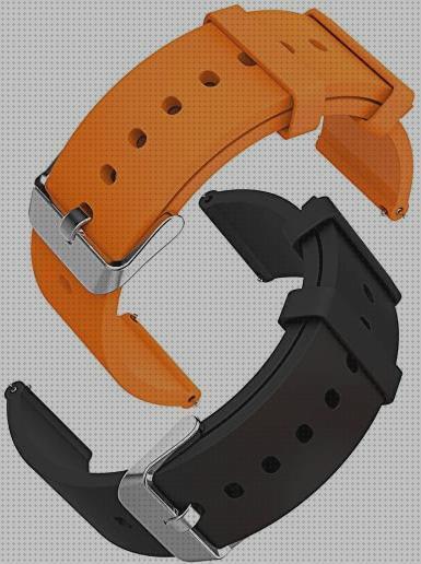 Review de correa de reloj silicona naranja 20mm