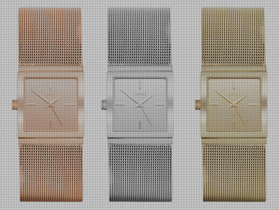 Las mejores plateados relojes dnky relojes mujer plateados