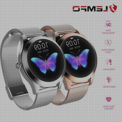 Las mejores ip68 lemfo kw10 reloj inteligente mujer ip68