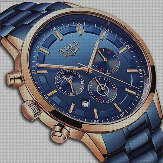 Los 19 Mejores Lige Relojes De Hombres Cronógrafo Impermeables