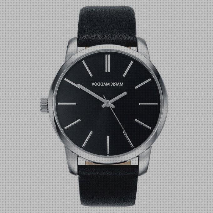 Las mejores mark mark maddox reloj negro hombre