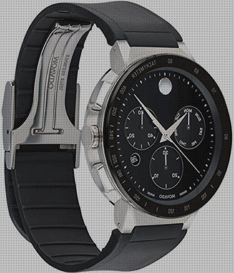 Las mejores movado movado reloj de hombre movado sapphire 0607240 de silicona negro