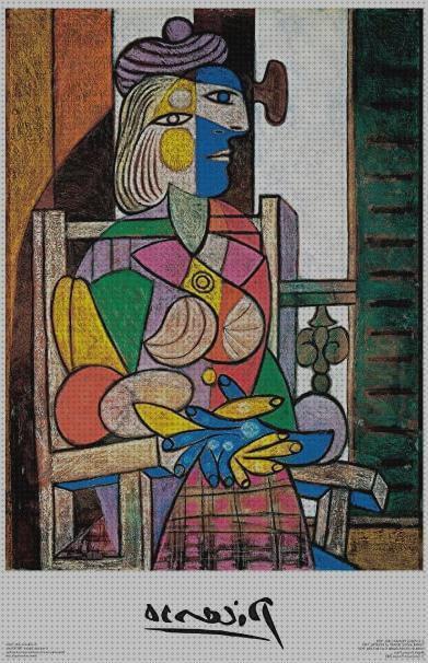 Review de picasso mujer sentada con reloj