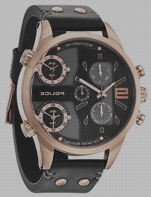 Los mejores 34 Polices Relojes De Hombres Copperhaed De Pieles Negros