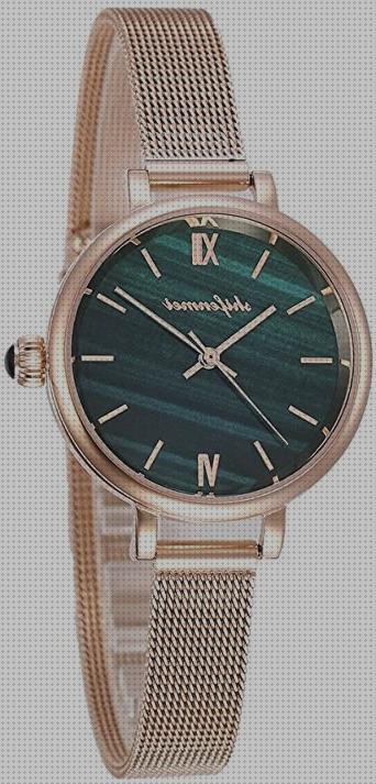 Review de pulsera metalica reloj mujer