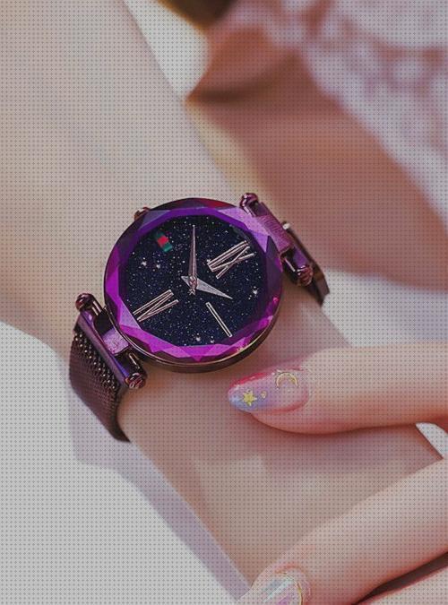 Las mejores 27 Pulseras Relojes Moradas De Mujeres Brillantitos