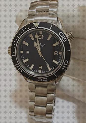 Review de reloj acero hombre negro naranja