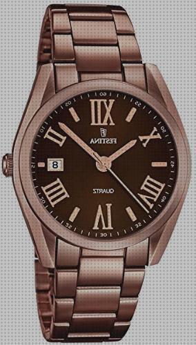 Las mejores aceros relojes reloj acero inoxidable mujer color marron