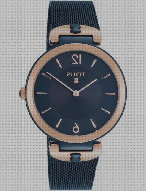 Las mejores analogico reloj analogico acero azul mujer tous