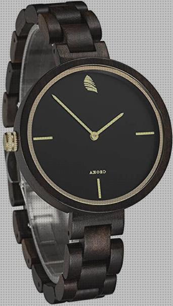 Review de reloj analogico mano mujer