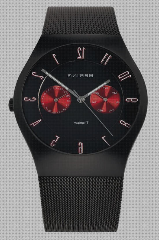 Review de reloj bering hombre rojo y negro