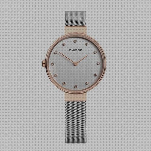 ¿Dónde poder comprar reloj bering reloj bering mujer clásico malla fina plateado y rosado?