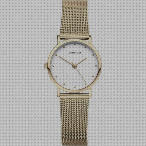 Review de reloj bering mujer dorado