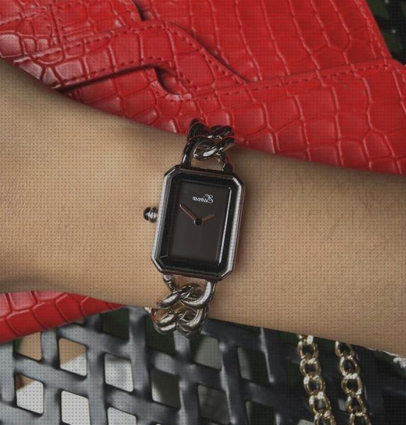 Review de reloj cadena acero inoxidable mujer