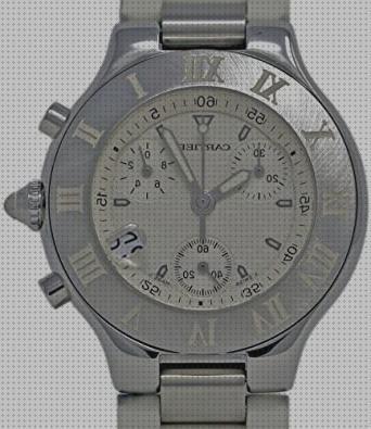 Los 42 Mejores Relojes Cartier Redondos Correas Blancas De Hombres