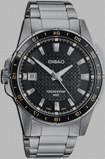 Las mejores aceros relojes casio reloj casio acero hombre plateado y dorado