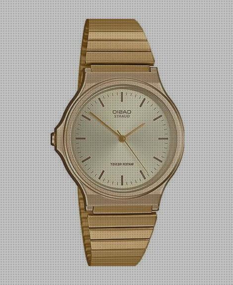 Review de reloj casio dorado analógico mujer