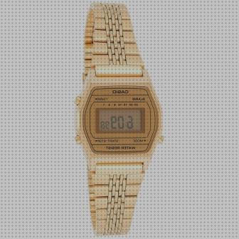 Review de reloj casio dorado mujer grande