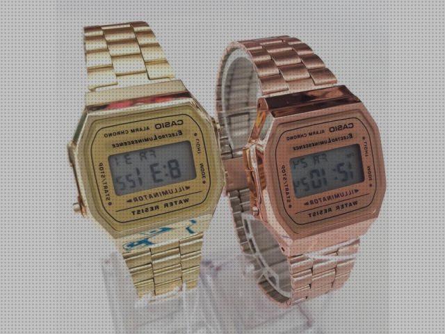 Opiniones de dorados relojes casio reloj casio dorado rosado