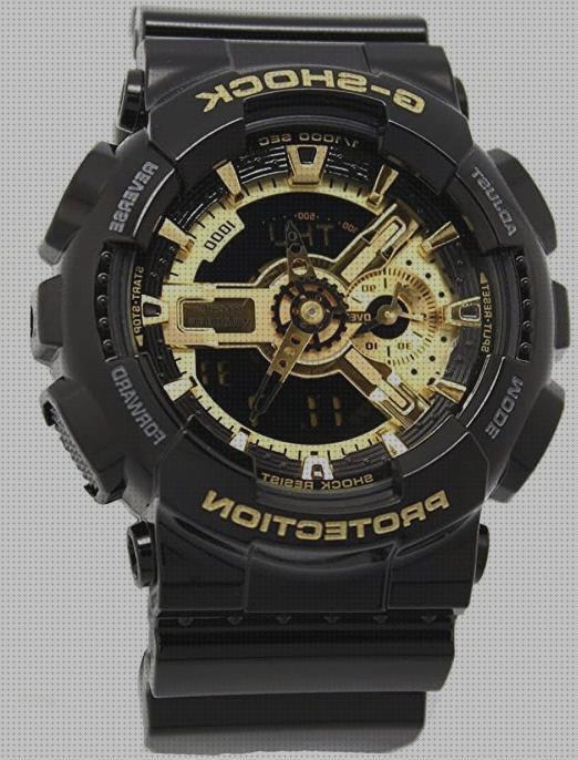 Review de reloj casio dorado y negro hombre