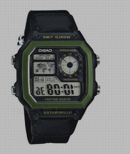 Review de reloj casio world time chrono alarm ae1200whb1bvdf correa