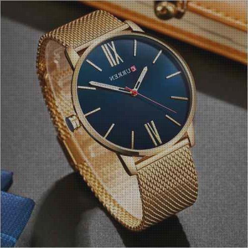 Las mejores curren reloj curren dorado de hombre