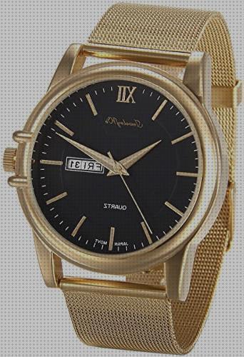 Las mejores reloj hombre correa reloj hombre relojes reloj de hombre correa de acero inoxidable dorado