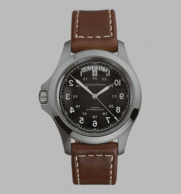 Las mejores reloj hamilton reloj de hombre hamilton khaki field de piel