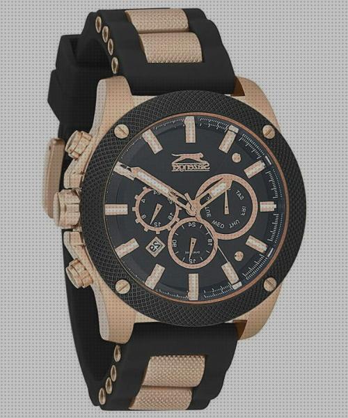 Review de reloj de hombre oro rosa y caucho