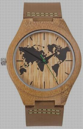 Las mejores marcas de mundi reloj de madera mapa mundi