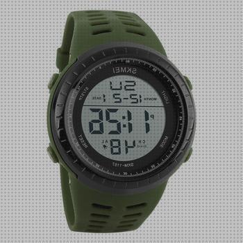 Review de reloj de mano digital moderno