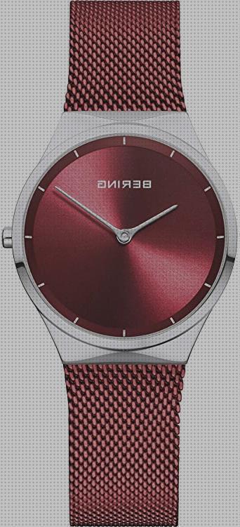 Las mejores reloj bering reloj de mujer bering 12131 303 de acero rojo