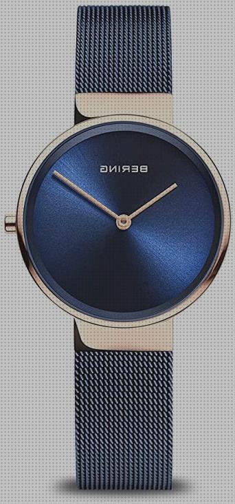 Review de reloj de mujer bering 14531 367 de acero azul