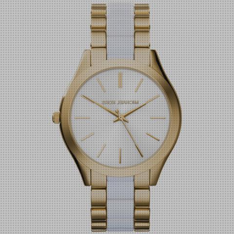 Review de reloj de mujer mk dorado