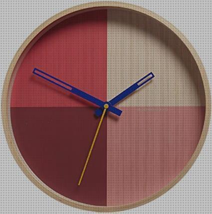 Las mejores rojos reloj de pared decorado con flores rojos silencioso