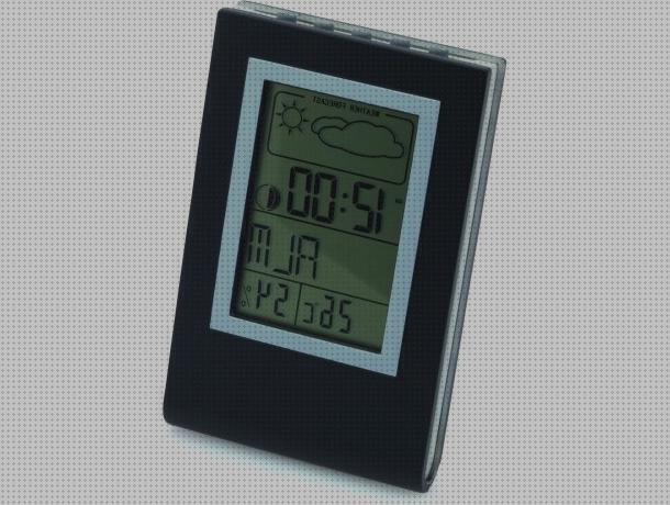Review de reloj de sobremesa con estación meteorológica