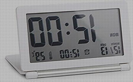 Review de reloj despertador con temperatura de viaje