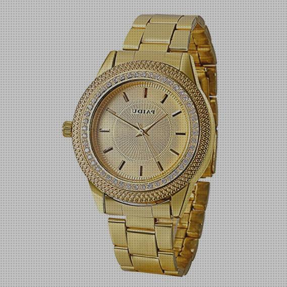 ¿Dónde poder comprar brillantes reloj dorado con brillantes hombre?