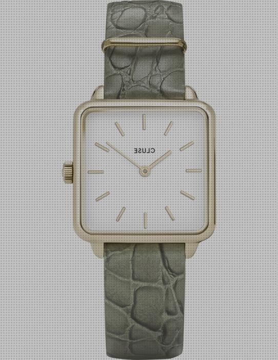 Las mejores cluse reloj dorado esfera cuadrada cluse